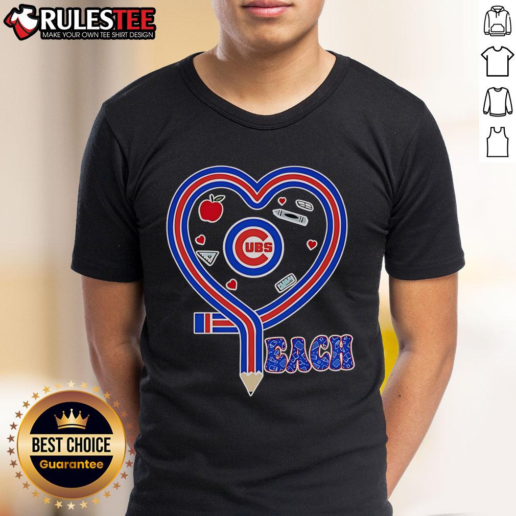Nice Chicago Cubs Teach Love Teaching T-Shirt
