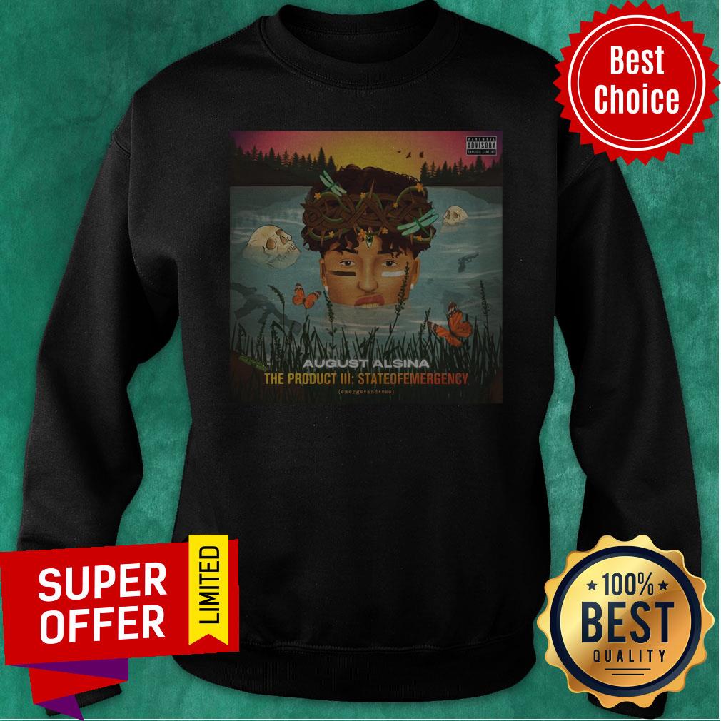 Funny August Alsina Merch Emerge Vintage Shirt - Image 2