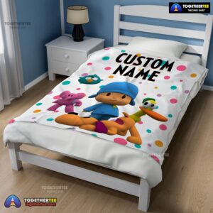 Alternative view of Official Pocoyo And Friends Blanket Fleece Customized Blanket