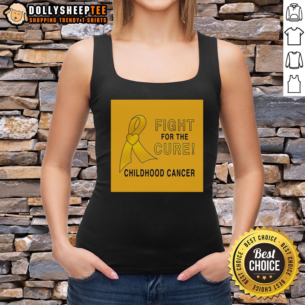 Premium Childhood Cancer Fight For A Cure T-Shirt - Image 4