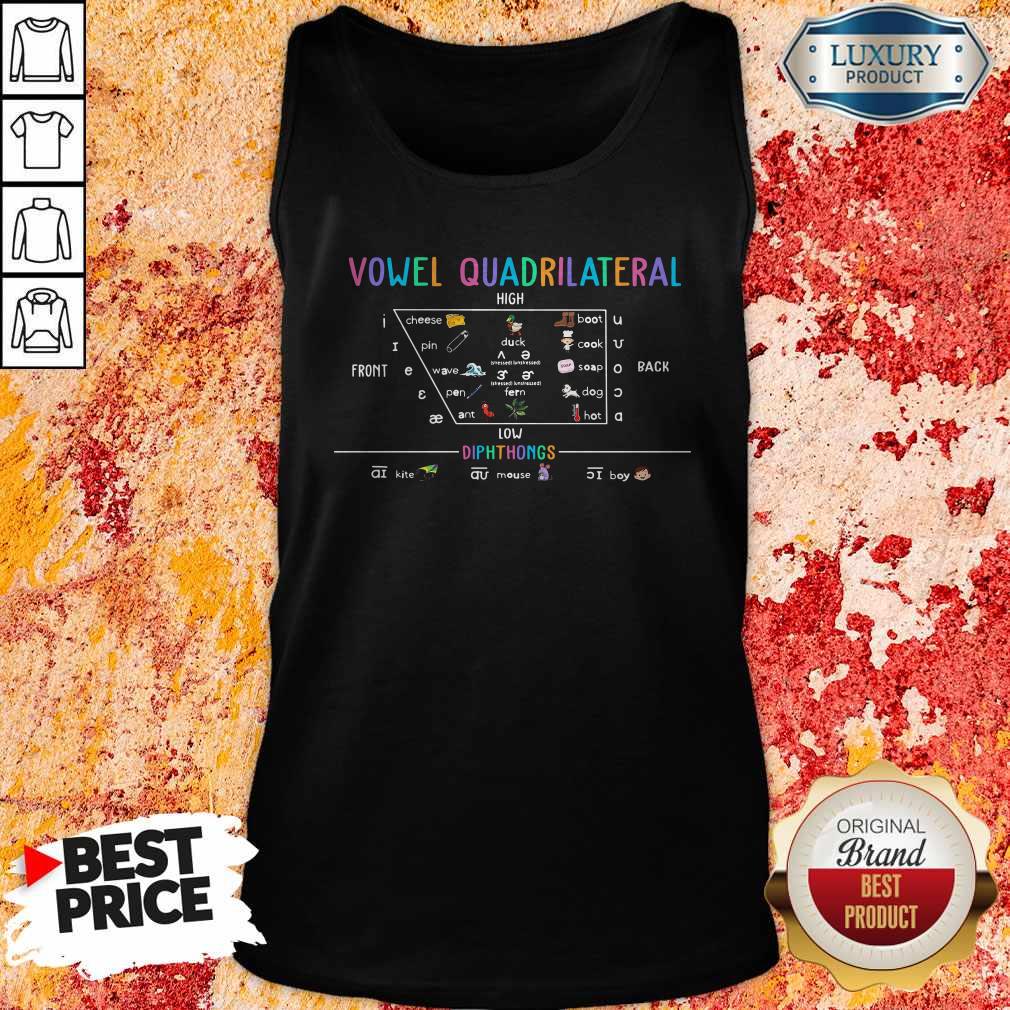 Awesome Vowel Quadrilateral High Front Back Low Diphthongs Back To School Shirt - Image 5