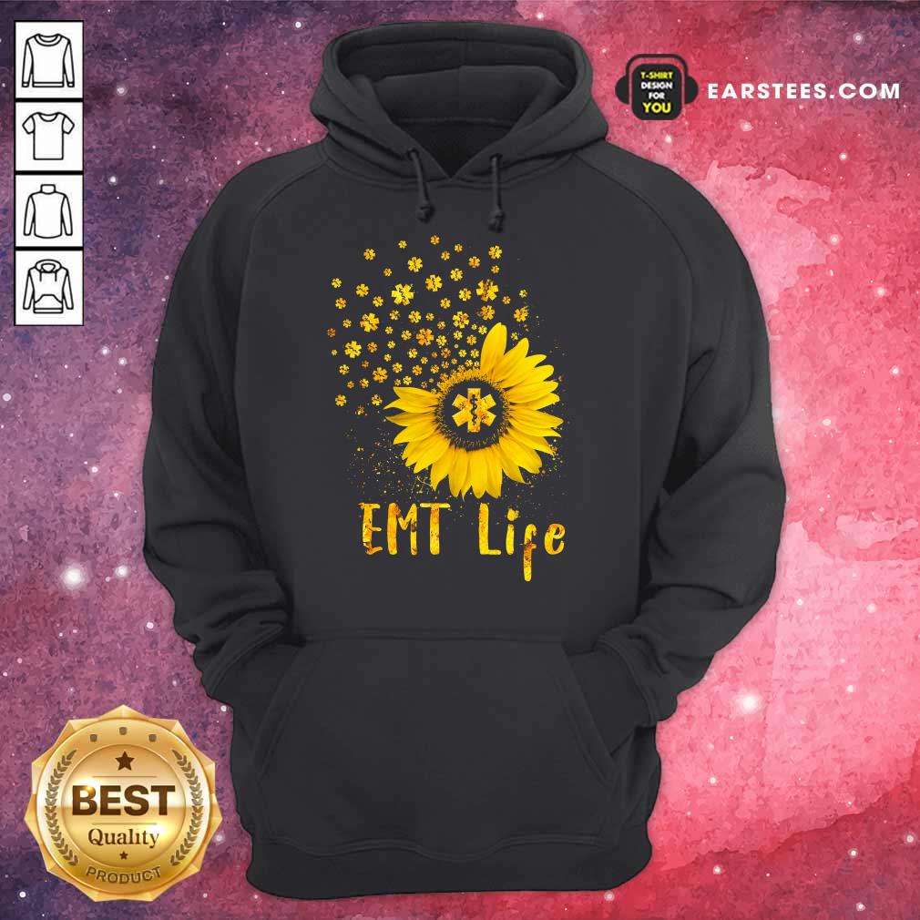 Perfect EMT Life Sunflower Nurse Lover Gift Shirt - Image 4