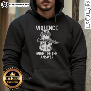 Alternative view of Awesome Violence Might Be The Answer T-Shirt
