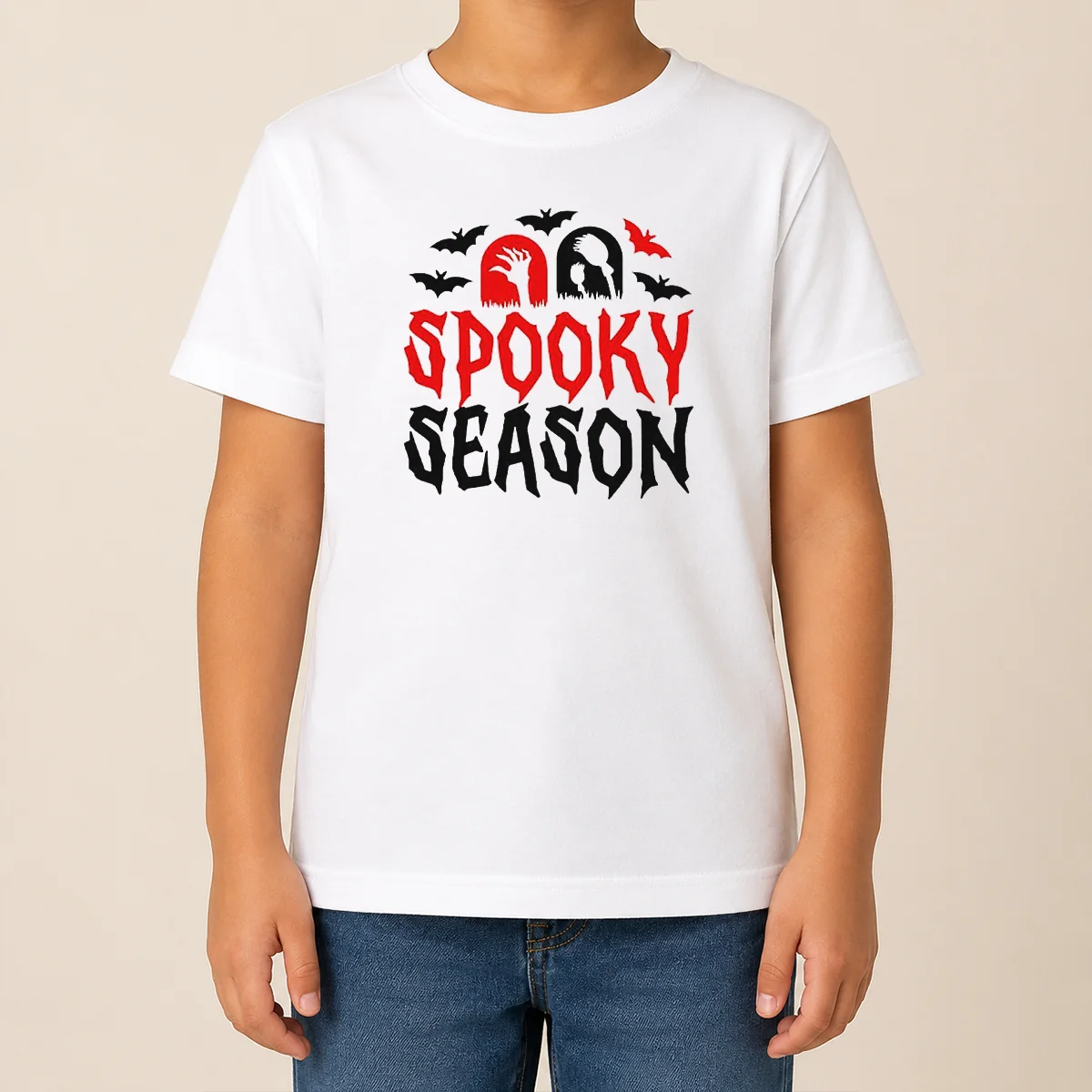 Happy Funny Spooky Season Halloween Bats Witch Broom Zombie Shirt - Image 9