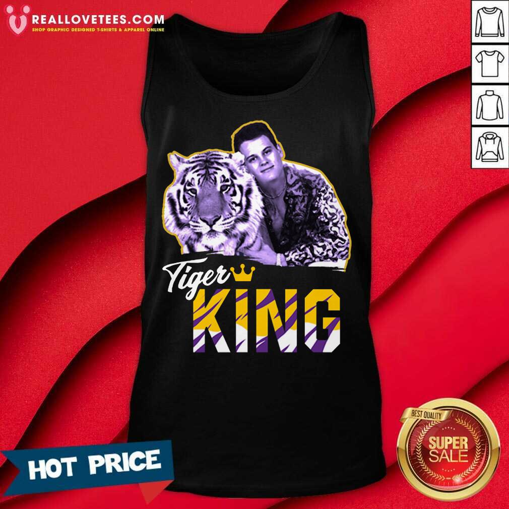 Perfect Joe Burrow Joe Exotic Tigers King Shirt - Image 4