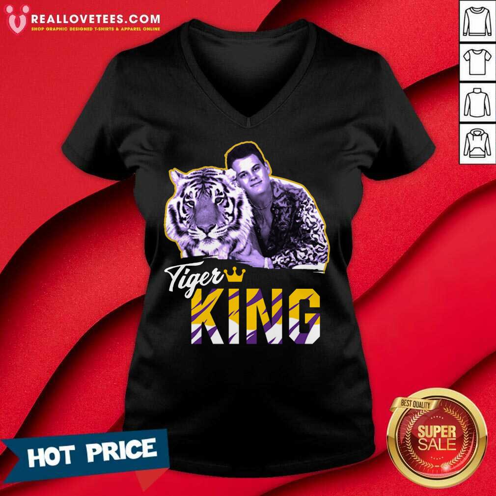 Perfect Joe Burrow Joe Exotic Tigers King Shirt - Image 3