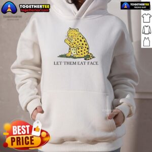Alternative view of Premium Leopard Satire Let Them Eat Face T-Shirt