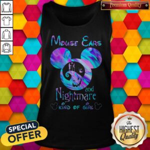Alternative view of Nice Mickey Mouse Cars And Nightmare Kind Of Girl Shirt