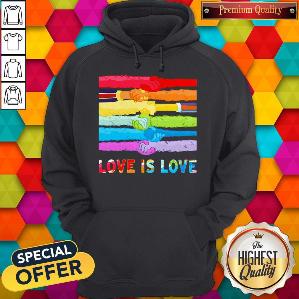 Premium Sesame Street Pride Month Love Is Love Shirt - Image 4