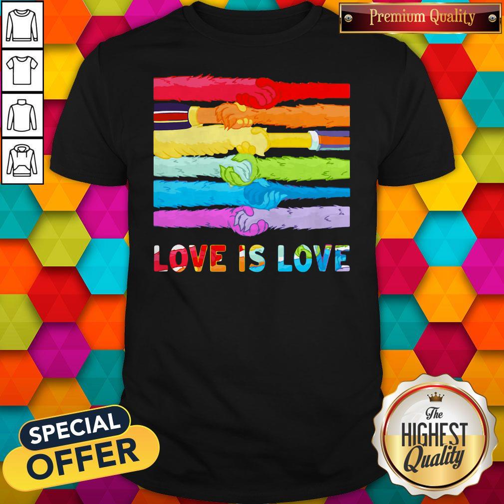 Premium Sesame Street Pride Month Love Is Love Shirt