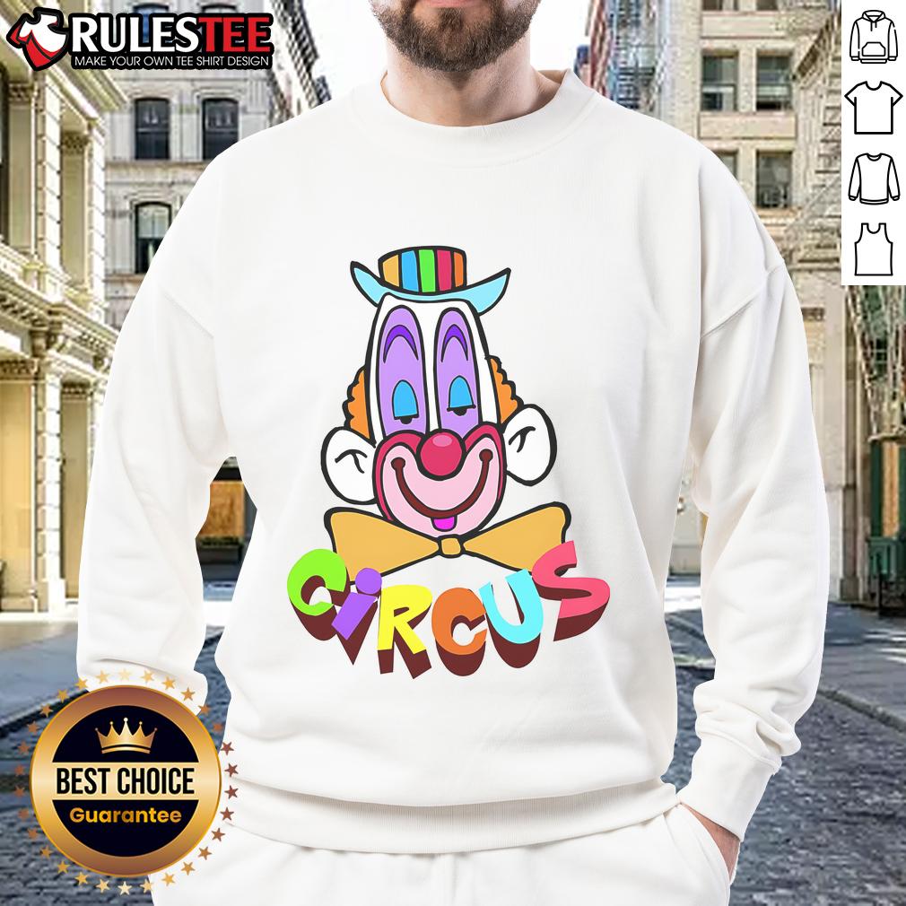Funny Clown Circus Face T-Shirt - Image 5