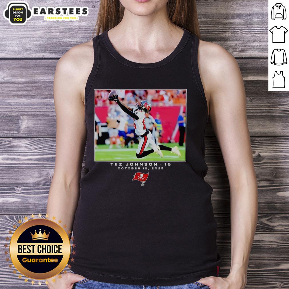 Hot Tez Johnson Tampa Bay Buccaneers NFL Flash Features Week 6 T-Shirt - Image 4