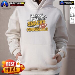 Alternative view of Original Football Snacks And Commericals Kickoff T-Shirt