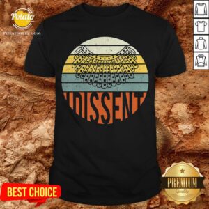Nice I Dissent Quote Vintage RBG Shirt