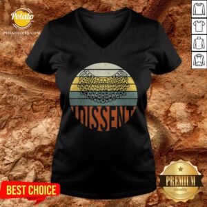 Alternative view of Nice I Dissent Quote Vintage RBG Shirt