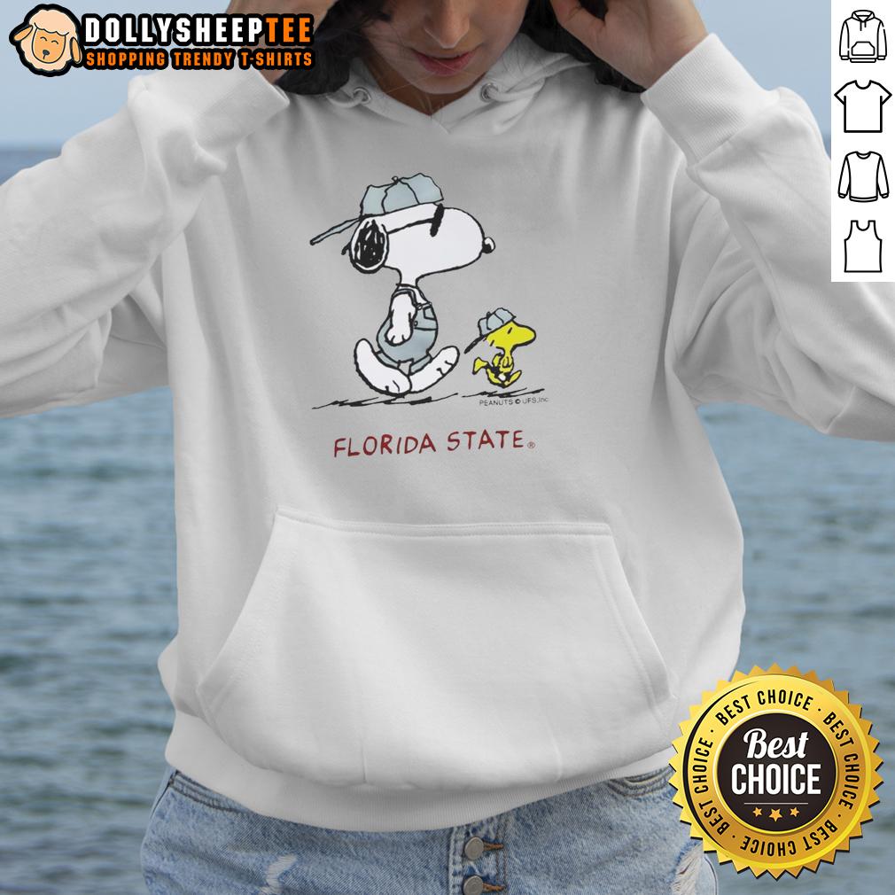 Awesome Peanuts Florida State University Snoopy And Woodstock T-Shirt - Image 2
