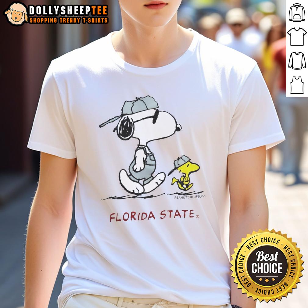Awesome Peanuts Florida State University Snoopy And Woodstock T-Shirt
