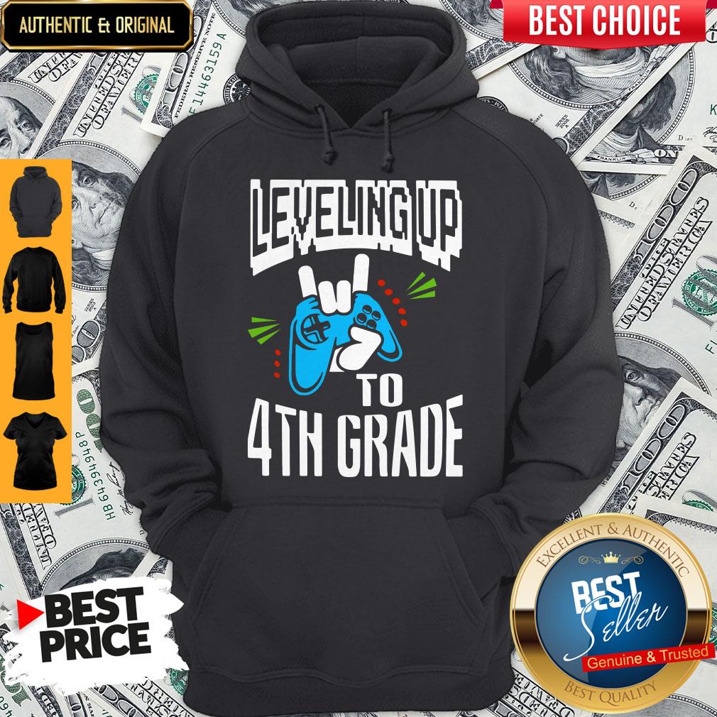 Nice Leveling Up To 4Th Grade Shirt - Image 5