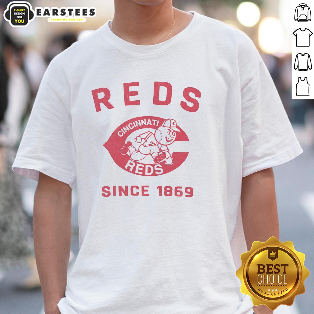 Official Cincinnati Reds Cooperstown Duster T-Shirt