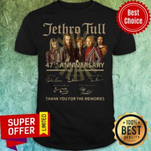 Jethro Tull 47th Anniversary 1967 2014 Signature Thank You For The Memories Shirt