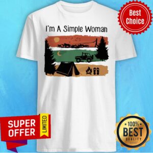 Nice I’m A Simple Woman Love Camping Vintage Shirt