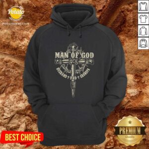 Alternative view of Man Of God Husband Dad Grandpa Shirt