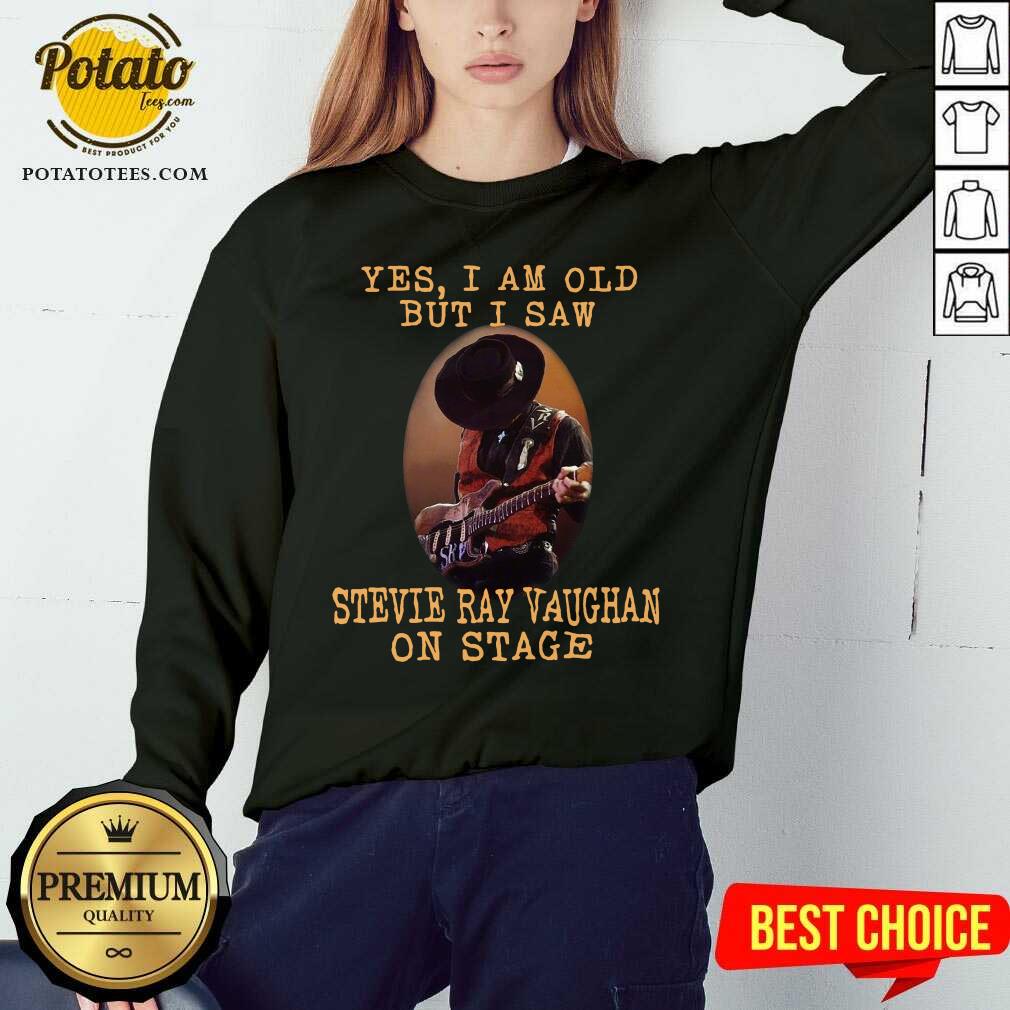 Good Yes I’m Old But I Saw Stevie Ray Vaughan On Stage Shirt - Image 4