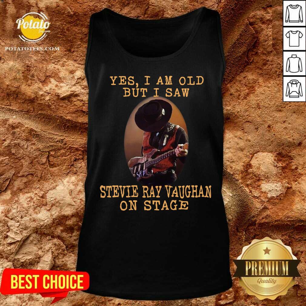 Good Yes I’m Old But I Saw Stevie Ray Vaughan On Stage Shirt - Image 3