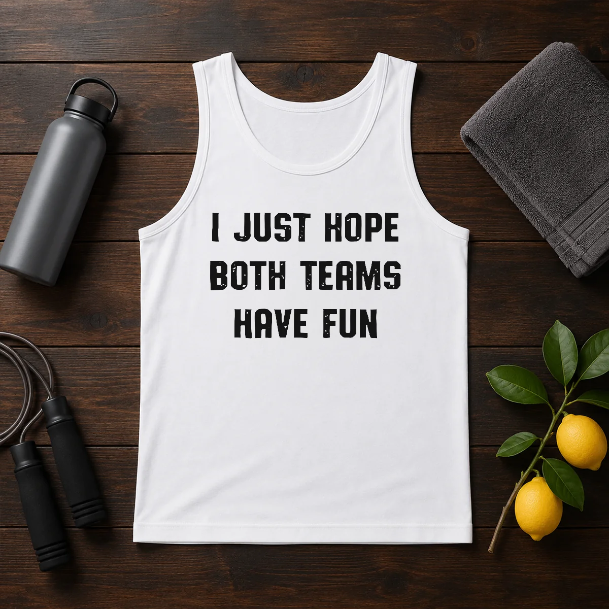 Pretty I Just Hope Both Teams Have Fun Shirt - Image 3