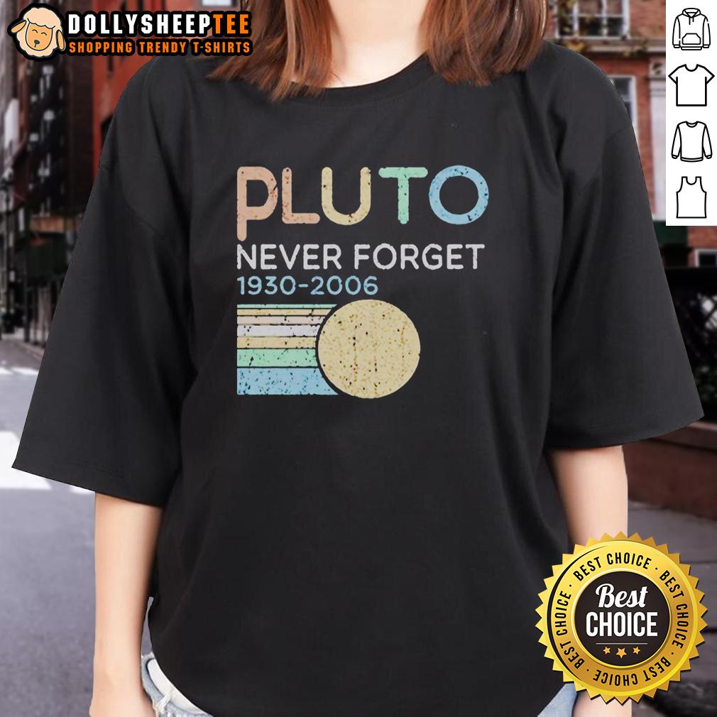 Awesome Retro Pluto Never Forget 1930 2006 T-Shirt - Image 3