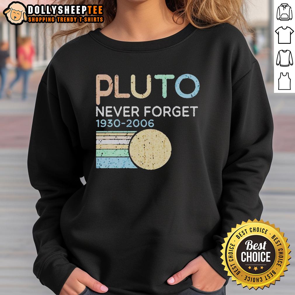 Awesome Retro Pluto Never Forget 1930 2006 T-Shirt - Image 5