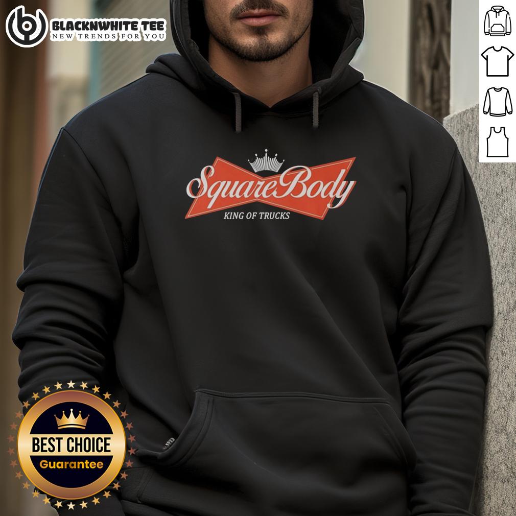 Official Square Body King Of Trucks Budweiser Logo T-Shirt - Image 2