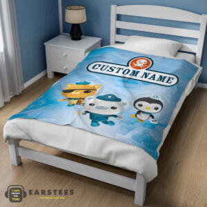 Alternative view of Good BBC The Octonauts Velveteen Cute Blanket Fleece Customized Blanket