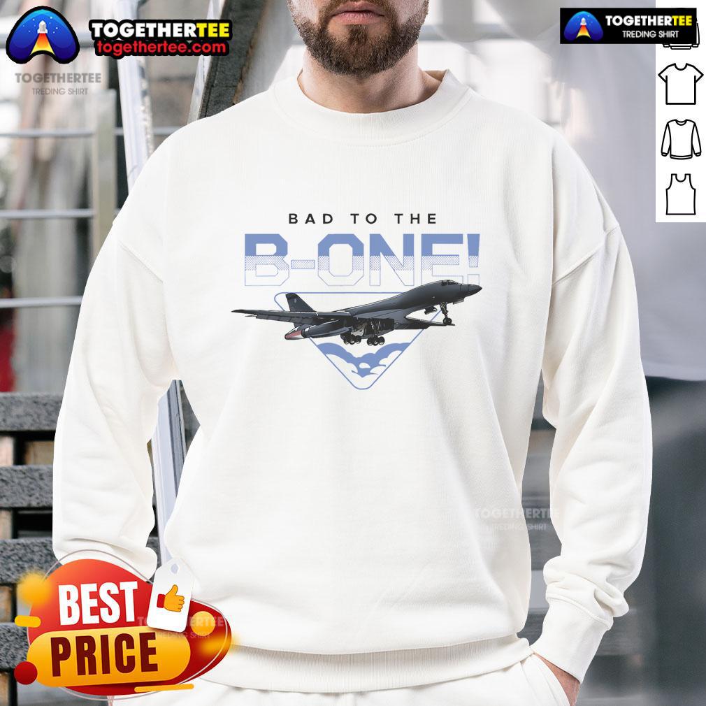 Premium B1 Lancer Military Jet Bomber Airplane Bad To The Bone T-Shirt - Image 5