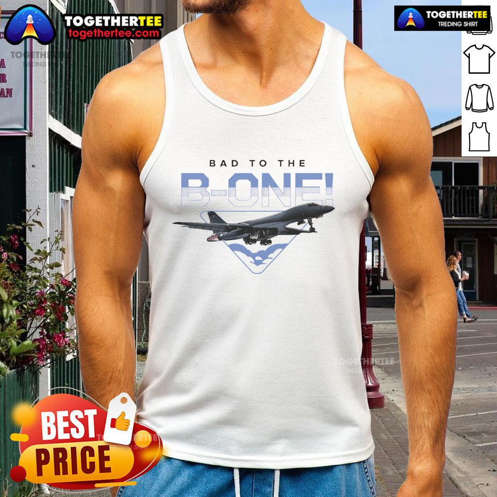 Premium B1 Lancer Military Jet Bomber Airplane Bad To The Bone T-Shirt - Image 4