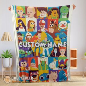 Perfect Disney Cartoon Toy Story Velveteen Cute Blanket Fleece Customized Blanket