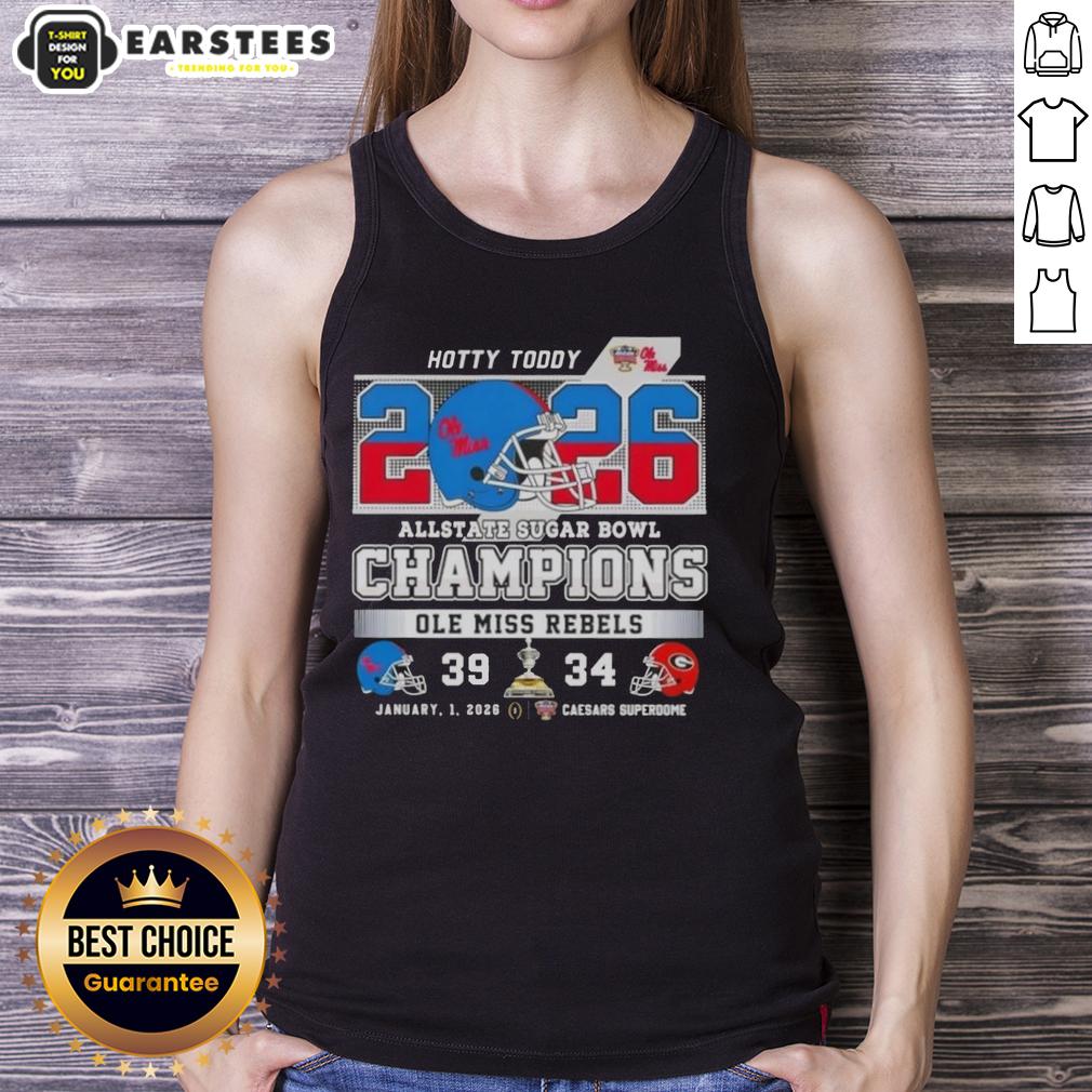 Good Allstate Sugar Bowl Ole Miss Rebels Hotty Toddy Caesars Superdome Football Helmet T-Shirt - Image 4