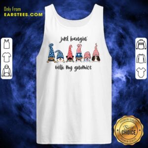 Alternative view of Nice Dogs Just Hangin' With My Gnomies Shirt