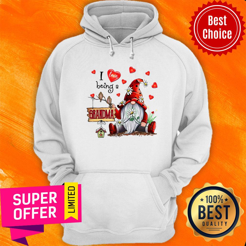Premium I Love Being A Grandma Gnome Valentine's Day Shirt - Image 2