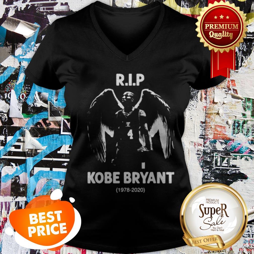R.I.P Angel Kobe Bryant Number 4 1978-2020 Shirt - Image 2