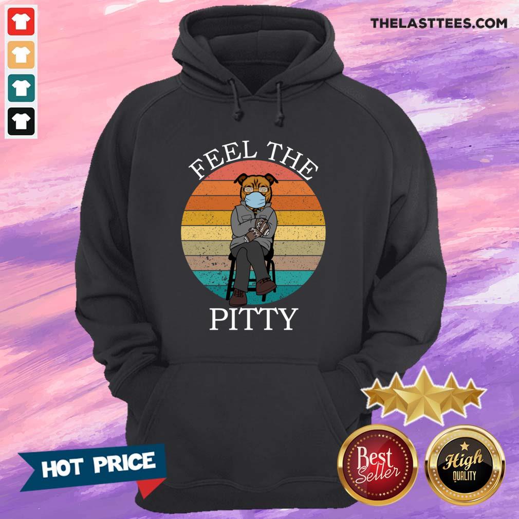 Top Bernie Sanders Pitbull Feel The Pitty Vintage 2021 T-Shirt - Image 4