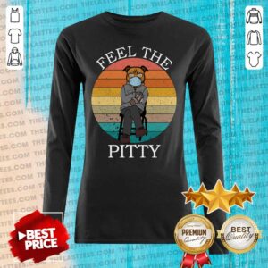Alternative view of Top Bernie Sanders Pitbull Feel The Pitty Vintage 2021 T-Shirt