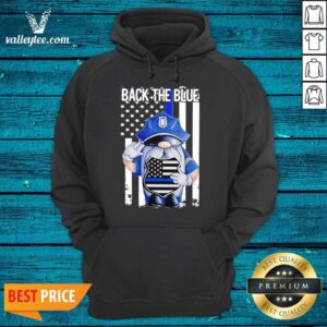 Alternative view of Attractive Back The Blue Drawf American Flag Shirt