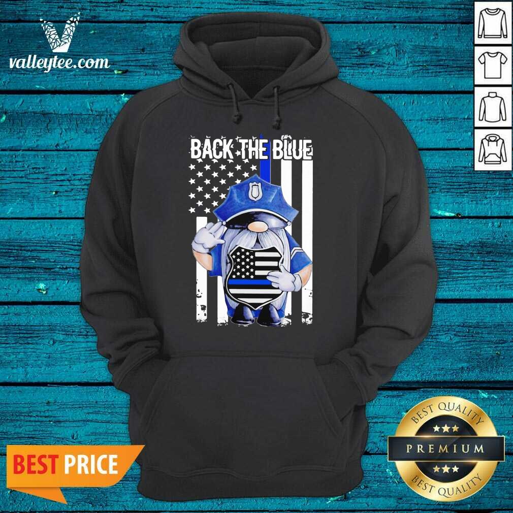 Attractive Back The Blue Drawf American Flag Shirt - Image 2