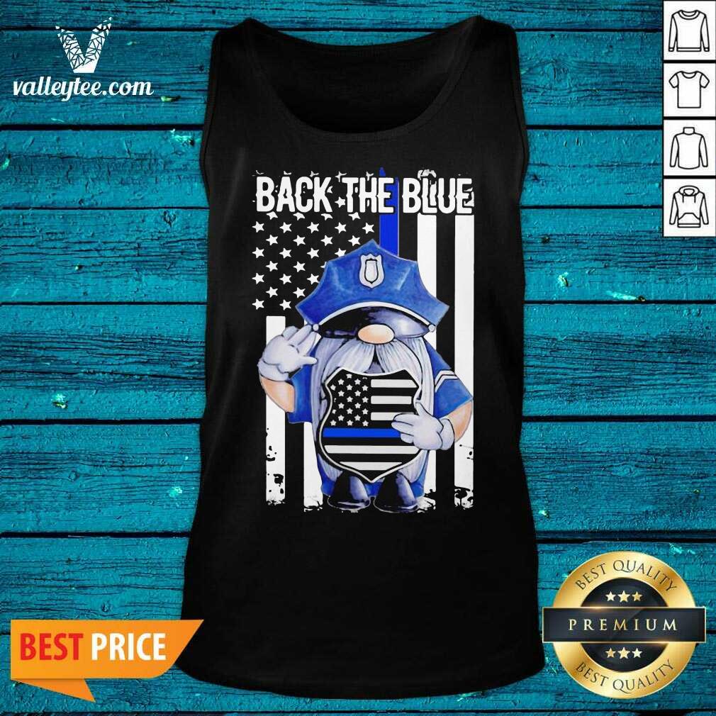Attractive Back The Blue Drawf American Flag Shirt - Image 5