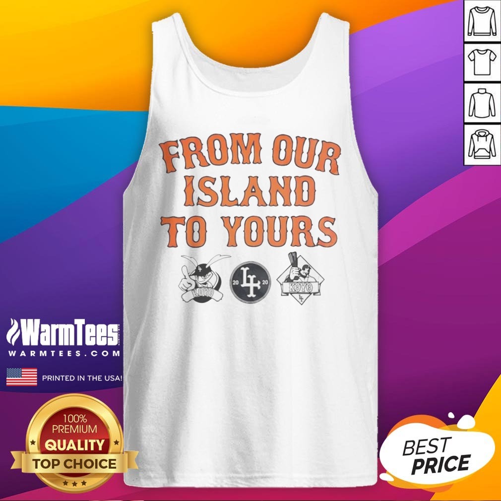 Good Los Angeles Dodgers From Our Island To Yours Shirt - Image 5