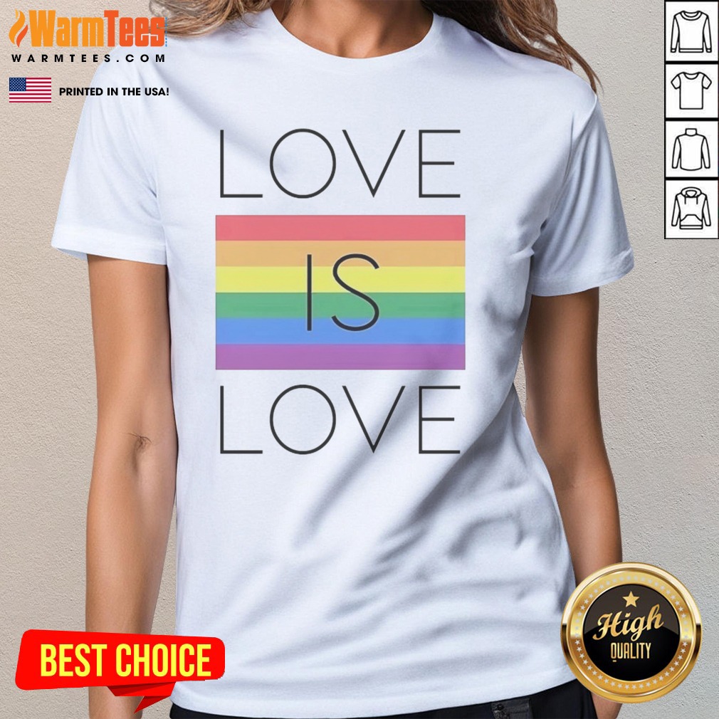 Hot Love Is Love Pride Month Shirt - Image 3