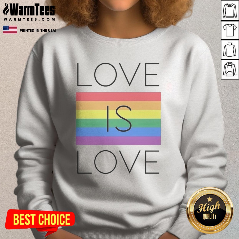 Hot Love Is Love Pride Month Shirt - Image 4