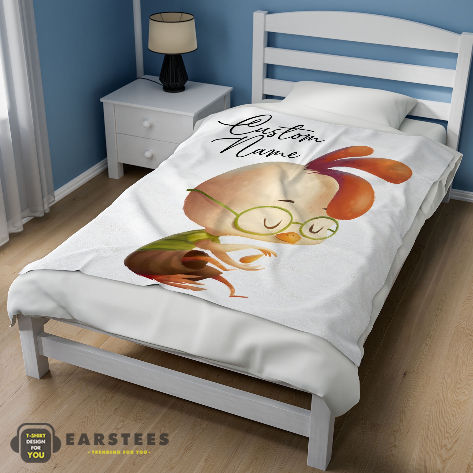 Good Disney Chicken Little Meditative Pose Blanket Fleece Customized Blanket - Image 3