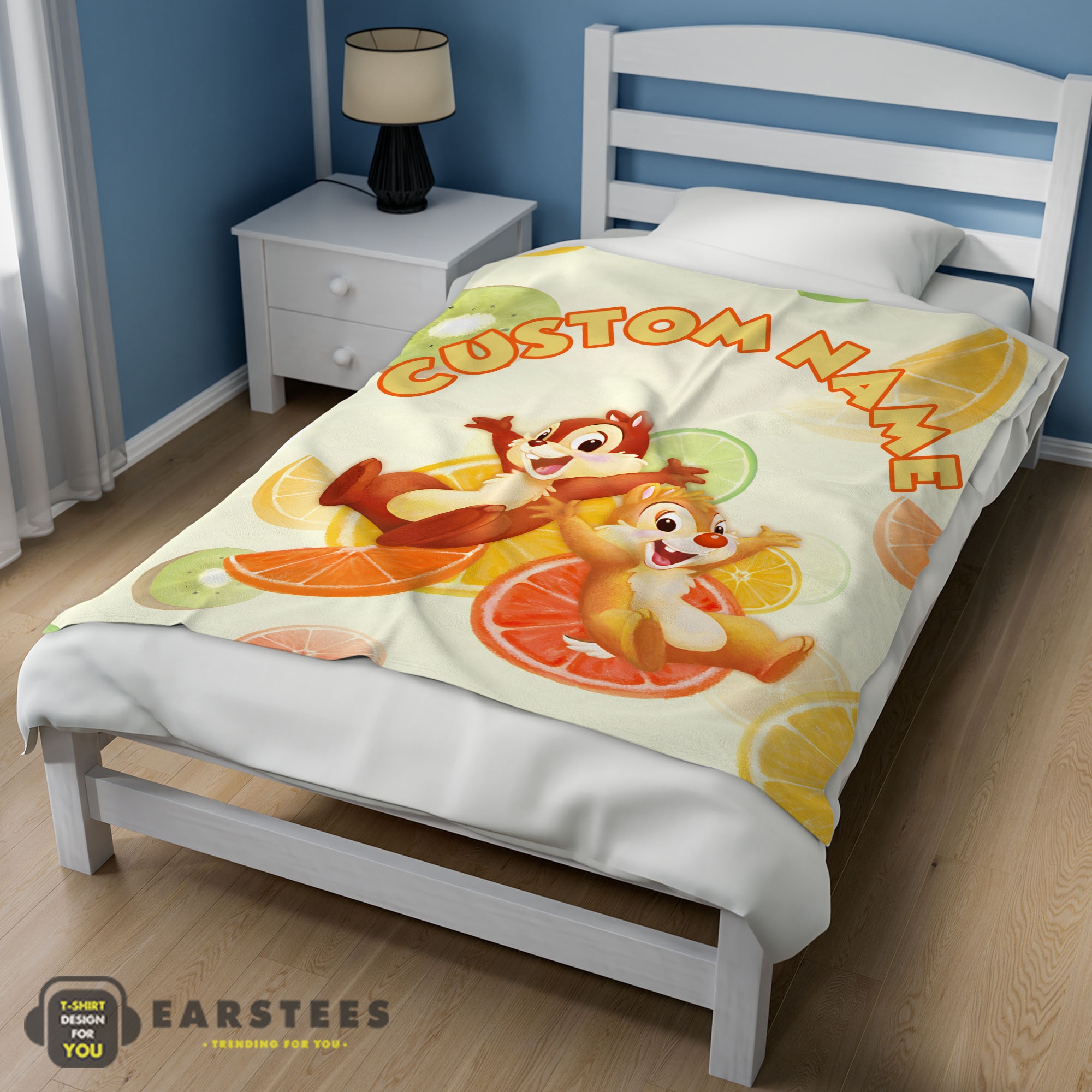 Good Disney Chip 'n' Dale Chip and Dale Blanket Fleece Customized Blanket - Image 3
